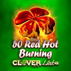 50 Red Hot Burning Clover Links game by Novomatic – logo hosted on Felicebet Casino