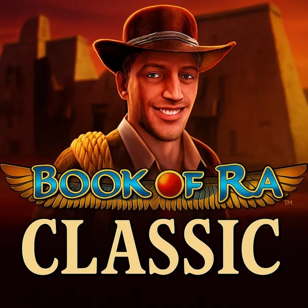 Book of Ra Classic logo – Slots by Novomatic at Felicebet Casino