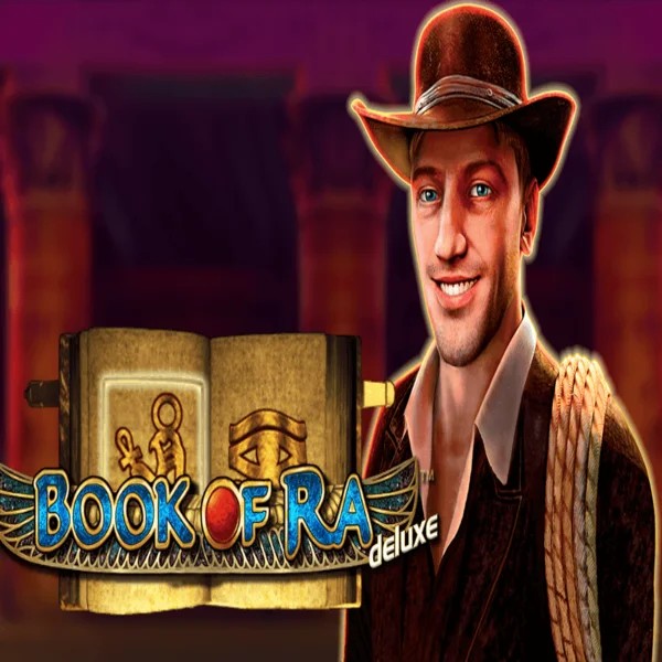 Book of Ra Deluxe casino game by Novomatic – featured logo at Felicebet Casino