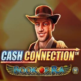 Cash Connection Book Of Ra slot logo by Novomatic at Felicebet Casino