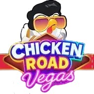 Chicken Road Vegas online game logo by InOut on felice-bet.it.com