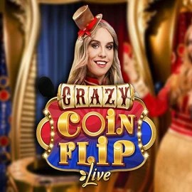 Official Live Casino logo: Crazy Coin Flip by Evolution at Felicebet Casino