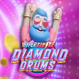 Hyper Strike Diamond Drums logo by Gameburger Studios at Felicebet Casino
