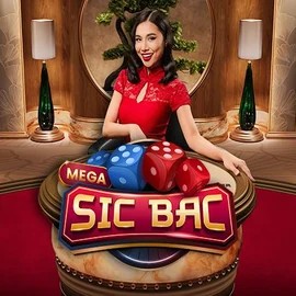 Mega Sic Bac online game logo by Pragmatic Play on felice-bet.it.com