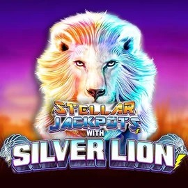 Stellar Jackpots with Silver Lion slot visual from Lightning Box Game available on felice-bet.it.com